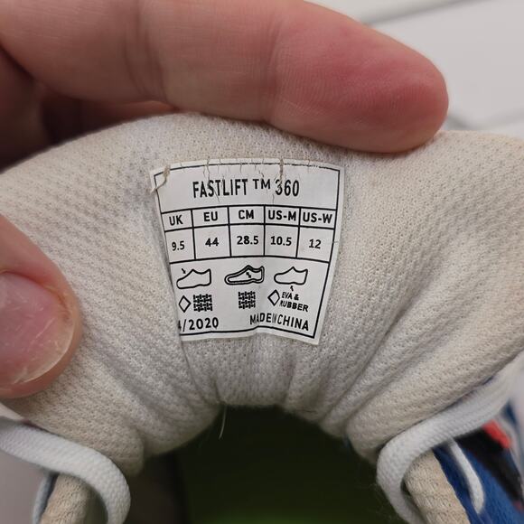 Inov-8 Fastlift 360 Training Shoes Blue Red Weight Lifting 2020 Model - Picture 8 of 9